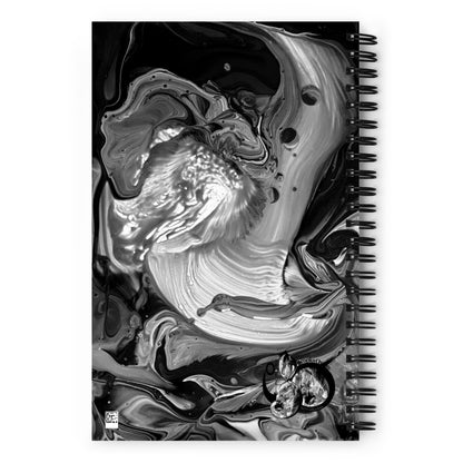 Spiral Notebook B/W Ominous