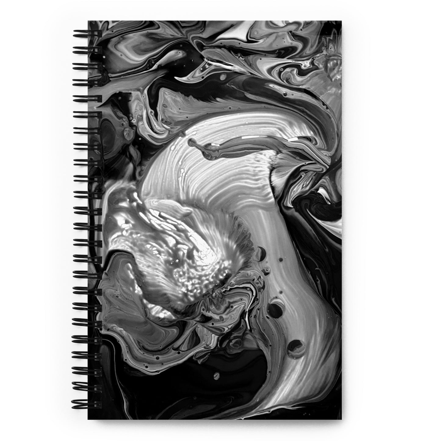 Spiral Notebook B/W Ominous