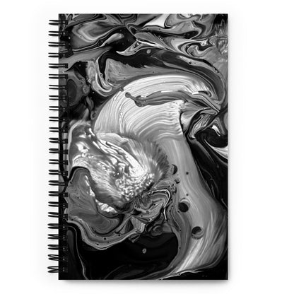 Spiral Notebook B/W Ominous