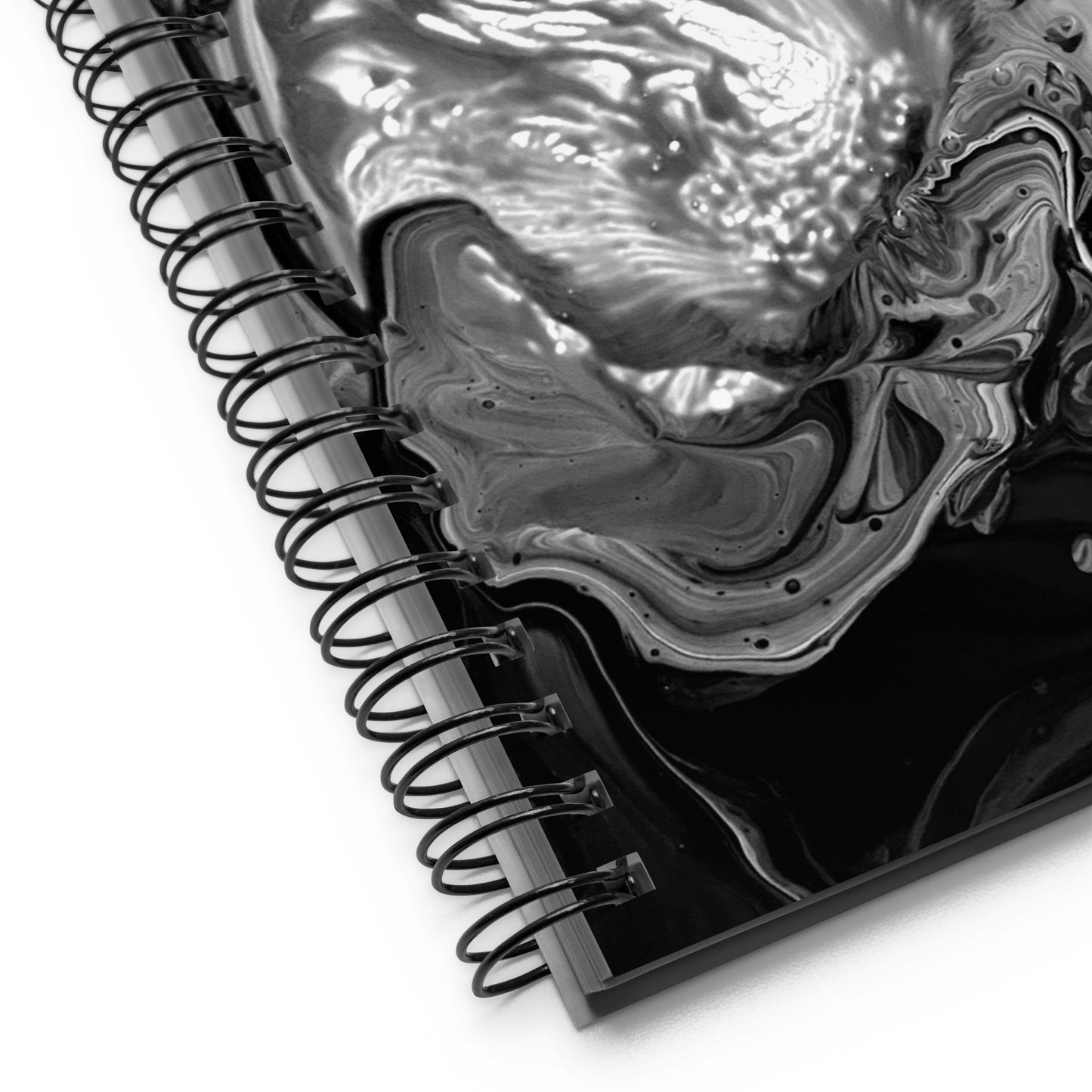 Spiral Notebook B/W Ominous